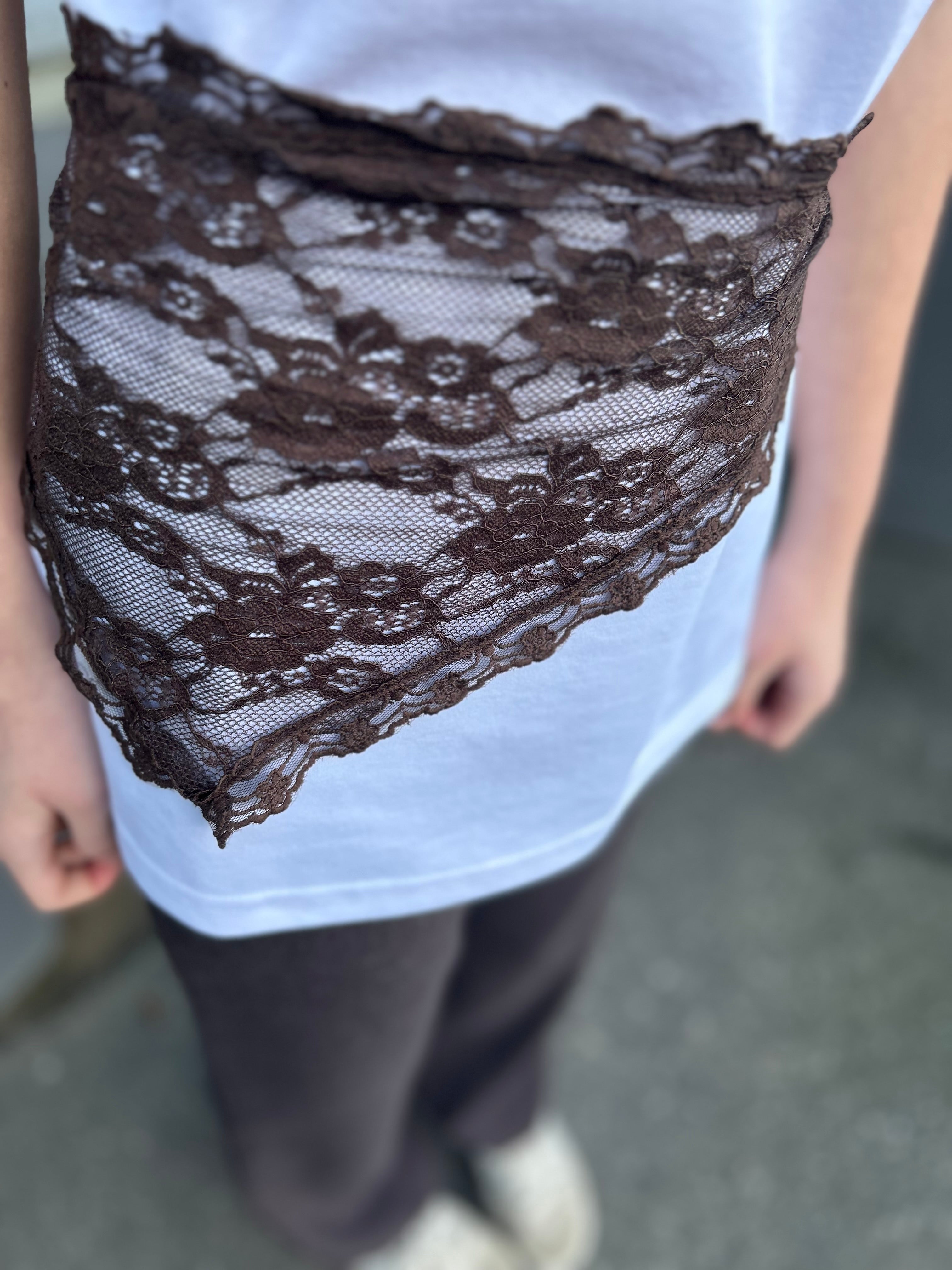 PCNAINA Short Skirt - Hot Fudge